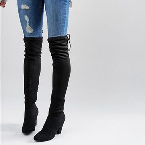 Call It Spring Knee High Suede Boots